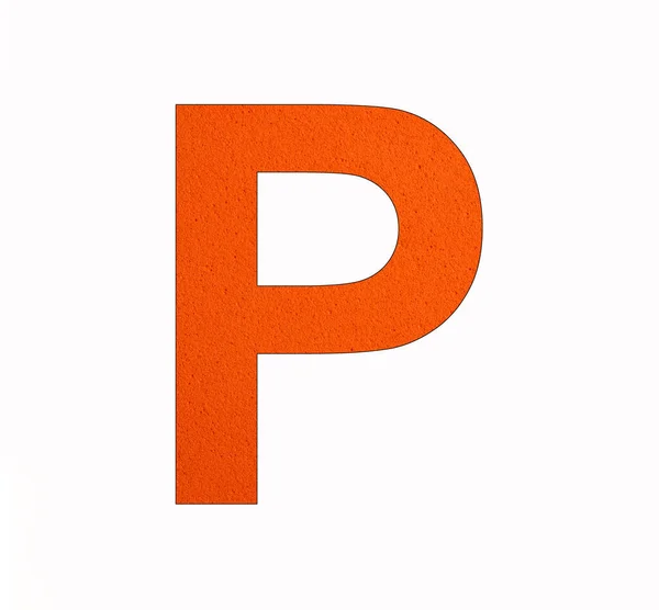Буква Алфавит Пенопластовом Резиновом Фоне — стоковое фото