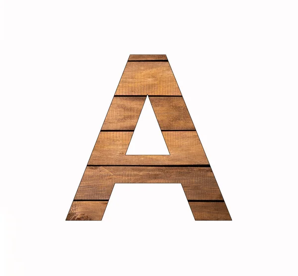 Alphabet Letter Tongue Groove Board — Fotografia de Stock