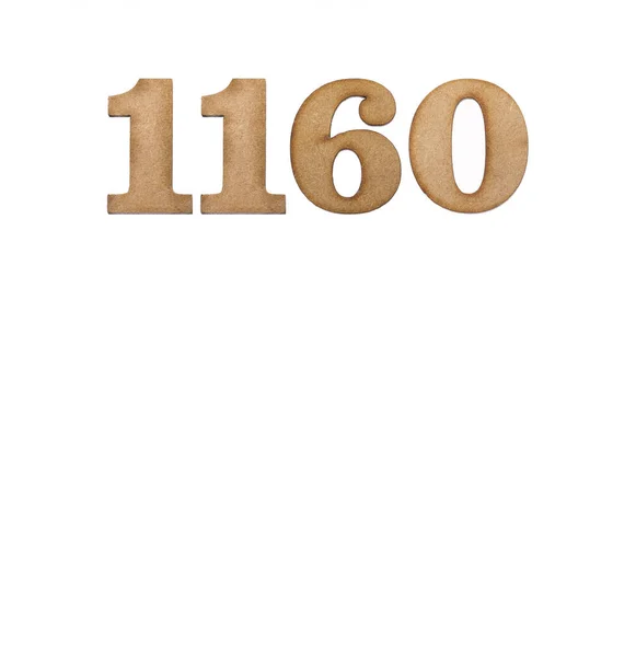 1160号 白色背景的木片 — 图库照片