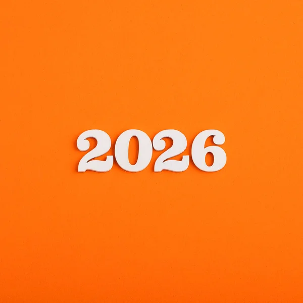 Budget Year 2026 Savings Concept Top View — Stock Photo, Image