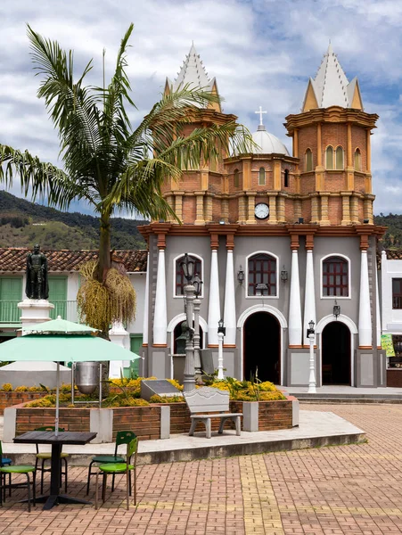 Penol Antioquia Colômbia Maio 2022 Réplica Antiga Praça Peol Arquitetura — Fotografia de Stock