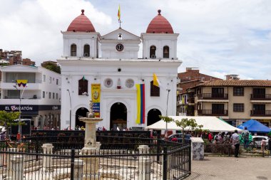 El Santuario, Antioquia - Kolombiya - 26 Haziran 2022. 11 Mayıs 1765 'te Yüzbaşı Antonio Gomez de Castro tarafından kuruldu.