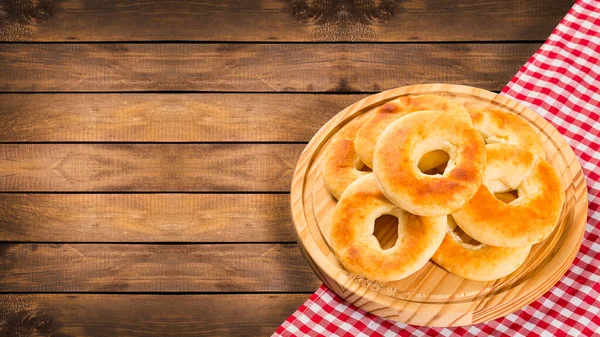 Deliciosos Tradicionais Pandequesos Colombianos Gastronomia Colombiana — Fotografia de Stock