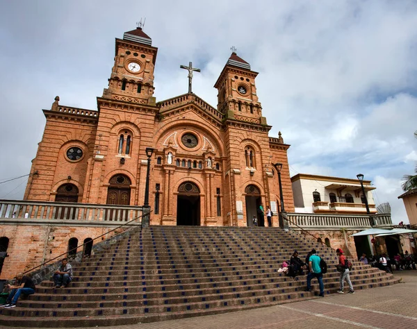 Yolombo Antioquia Colombia July 2022 Parroquia San Lorenzo Religious Temple — Stockfoto