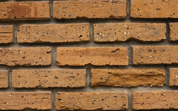 Rustic Aged Brick Wall Background Horizontal Block Texture — Fotografia de Stock