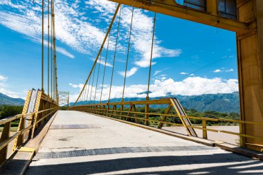 Western bridge over Cauca river in Santa Fe de Antioquia, Colombia
