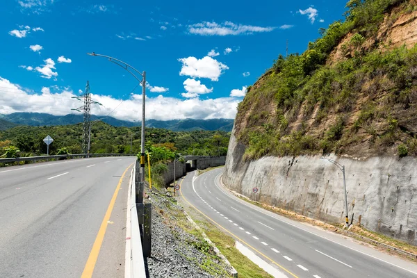 Double Carriageway West Department Antioquia Colombia Landscapes Dual Carriageway Mountains — Fotografia de Stock