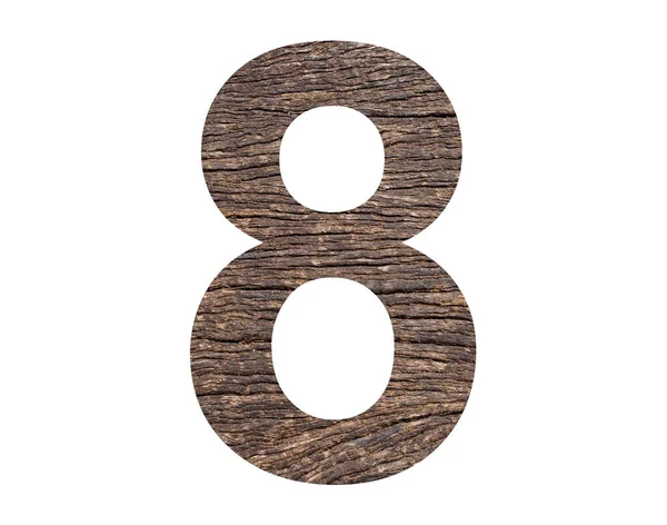 Number Rustic Tree Cortex Background — Stok fotoğraf