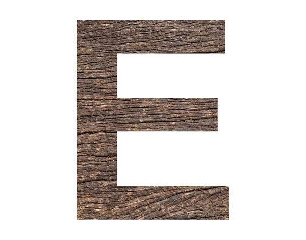 Alphabet Letter Rustic Tree Bark Background — Foto de Stock