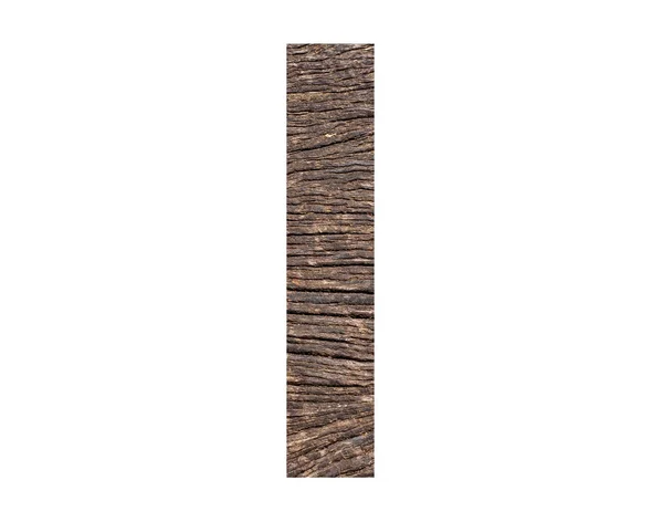 Alphabet Letter Rustic Tree Bark Background — Zdjęcie stockowe