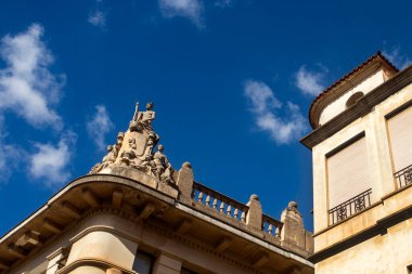 Manacor, Palma de Mallorca - İspanya - 15 Eylül 2022. İspanyol şehri ve belediyesi Mallorca 'nın doğusunda Balearic Adaları' nda yer almaktadır. Akdeniz 'in kıyılarında.