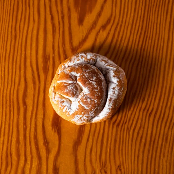 Ensaimada Cream Spiral Pastry Typical Mallorca — Stock Photo, Image