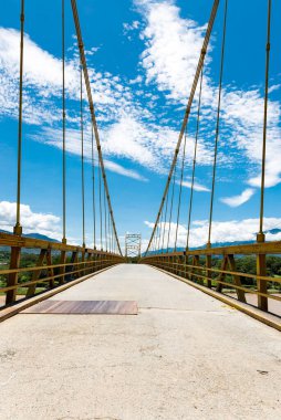 Western bridge over Cauca river in Santa Fe de Antioquia, Colombia