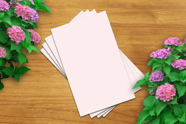 Card Mockup, Blank Card Picture, Empty White Card Picture