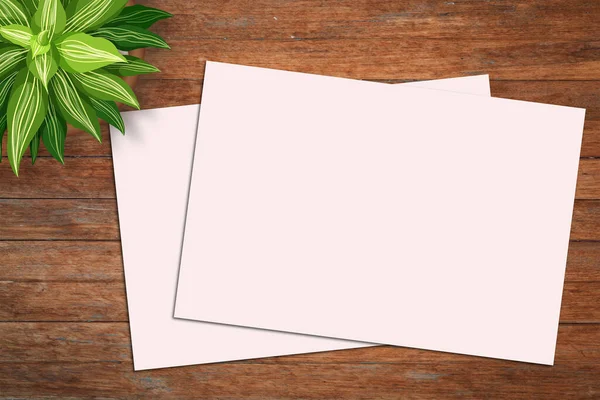 Card Mockup, Blank Card Picture, Empty White Card Picture