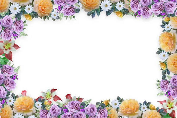 Flower border Frame Background, Flower Background, Floral Frame Background.