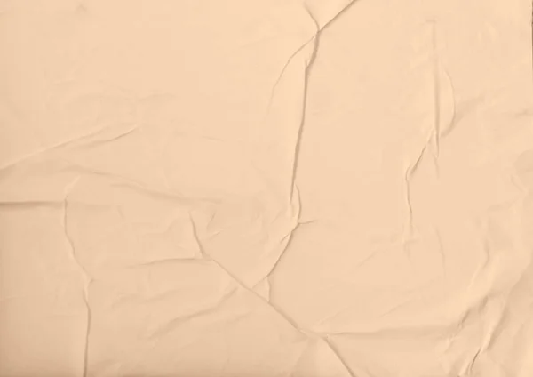 Brown Glue Wrinkled Crumpled Paper Texture — стокове фото