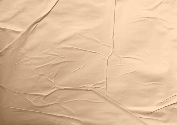 Brown Glue, Wrinkled and Crumpled Paper Texture