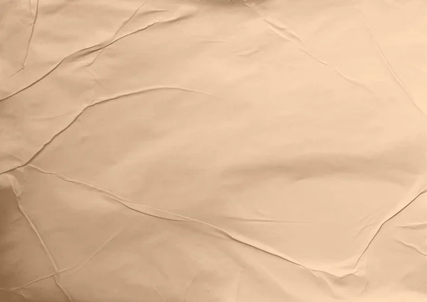 Brown Glue Wrinkled Crumpled Paper Texture — стокове фото