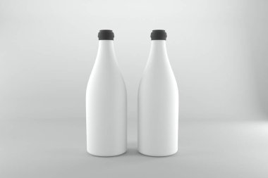 3B Yapılandırılmış Şişeler Model Şablonu