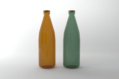 3B Yapılandırılmış Şişeler Model Şablonu