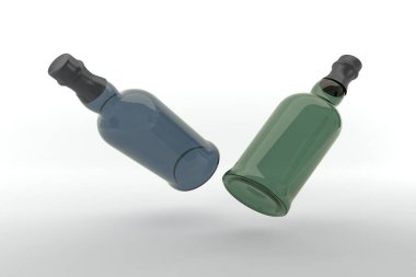 3B Yapılandırılmış Şişeler Model Şablonu