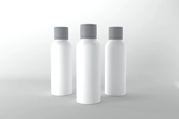 Rendered Bottles Mockup Template — Stock Photo, Image