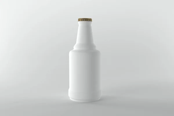 Plantilla Maqueta Botellas Renderizadas —  Fotos de Stock