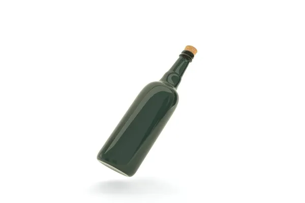 Plantilla Maqueta Botellas Renderizadas — Foto de Stock