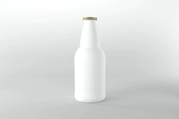 Plantilla Maqueta Botellas Renderizadas —  Fotos de Stock