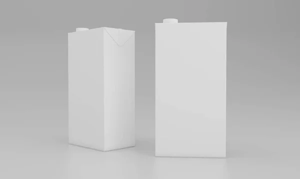 Milk Pack Packaging Packet Design Rendered — Stock Photo, Image