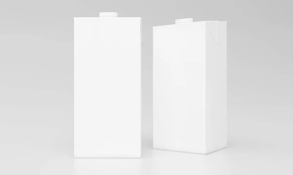 Дизайн Упаковки Упаковки Молока — стокове фото