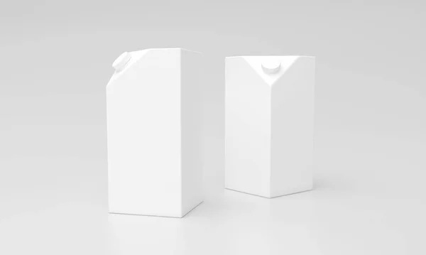 Paket Susu Paket Desain Paket Dibuat — Stok Foto