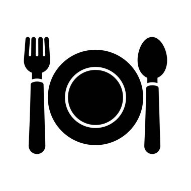 İki çeşit yemek kabartması simgesi