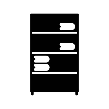 Kitap raf glif simgesi