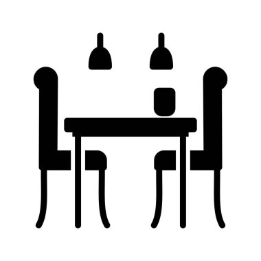 Yemek Masası I Kabartma Simgesi