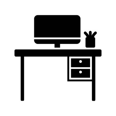 Çalışma Masası Kabartma Simgesi