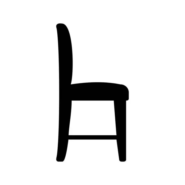 Silla I Glyph Icon — Archivo Imágenes Vectoriales