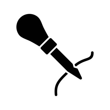 El Araçları Glyph vektör simgesi tasarımı