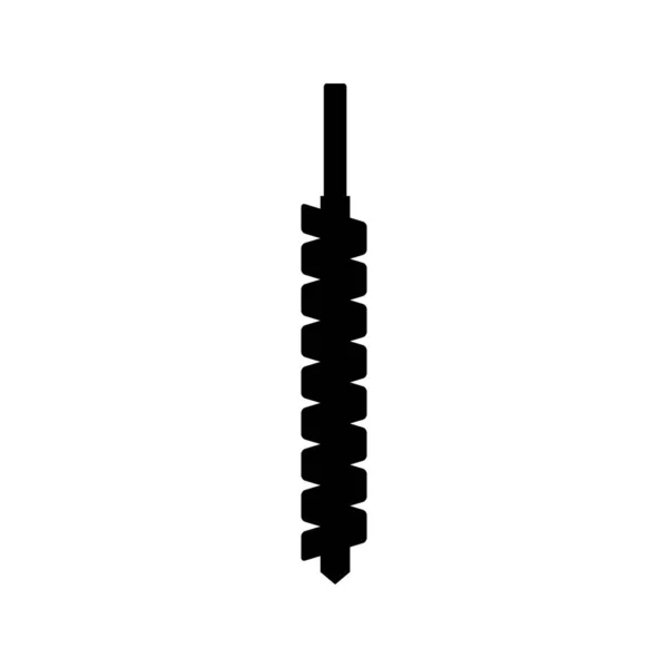 Icône de glyphe de bit d'Auger — Image vectorielle