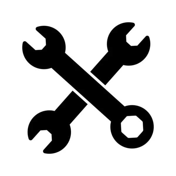 Ikona klucza glifowego — Wektor stockowy