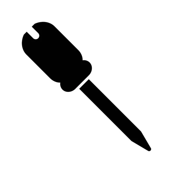 Bradawl Glyph Icon — стоковий вектор