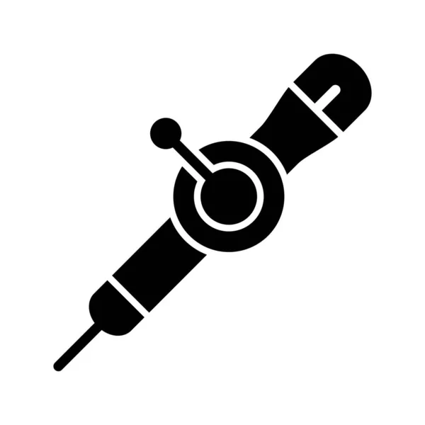 Kézgyakorlat Glyph Icon — Stock Vector