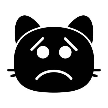 kedi öfkesi kabartma simgesi