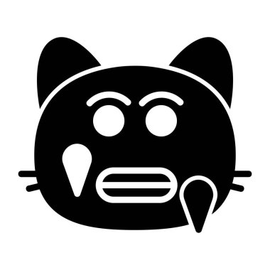 kedi soğutulmuş Glyph Simgesi