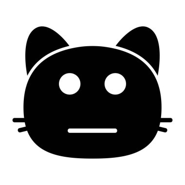 kedi tarafsız kabartma simgesi