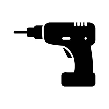 Matkap Makinesi Kabartma Simgesi