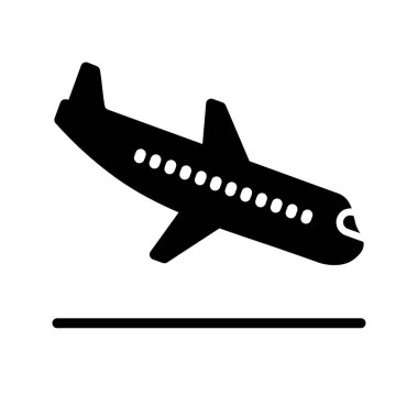 İniş Uçağı Kabartma Simgesi