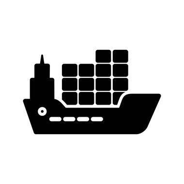 Lojistik Gemisi Kabartma Simgesi