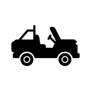Safari Jeep Kabartma Simgesi